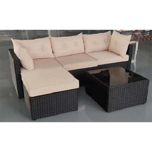 4 PC Conversational Set Wicker