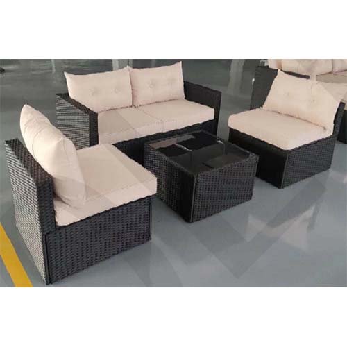 4 PC Conversational Set Wicker