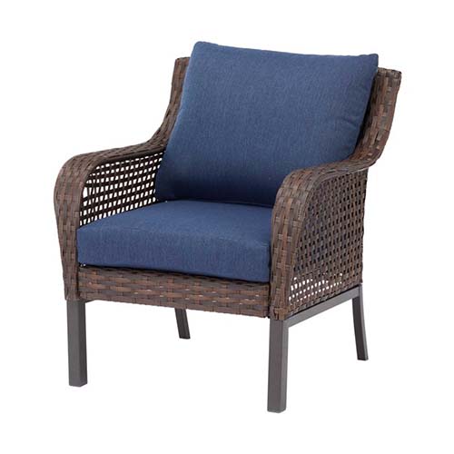Wide Wicker Patio Chair